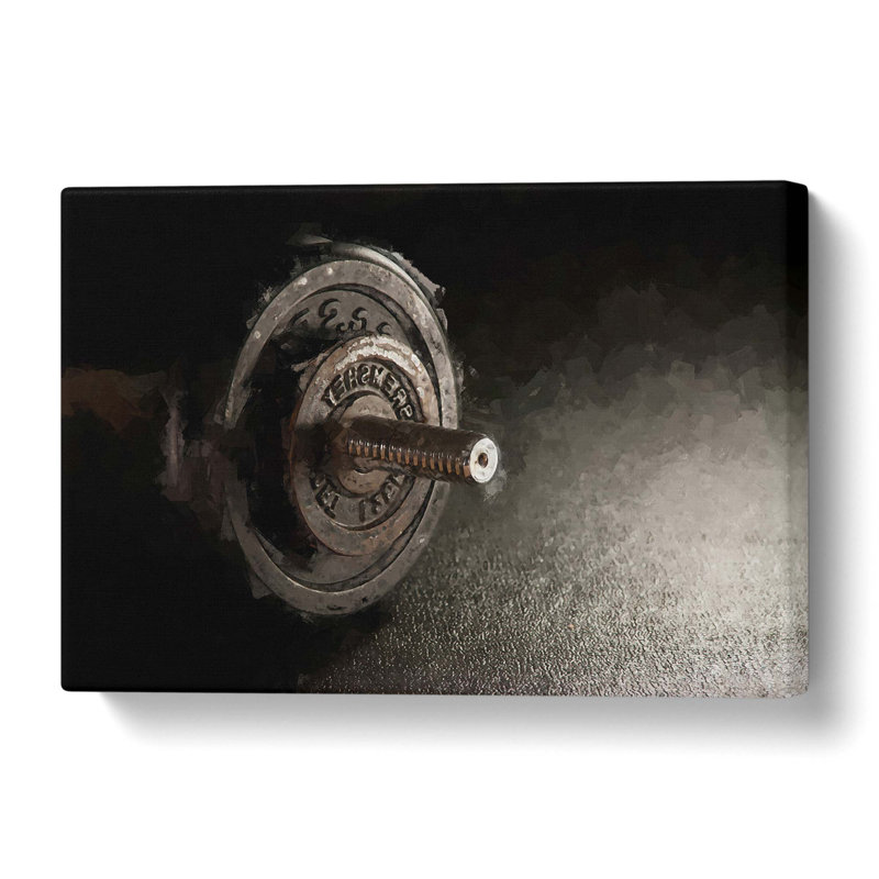 Dumbbell Weight - Wrapped Canvas, 40.6 cm H x 61 cm W