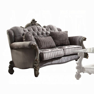 Causeuse Versailles avec 3 coussins