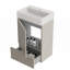 Meuble-lavabo rayé 20 po avec lavabo en céramique-2112480505