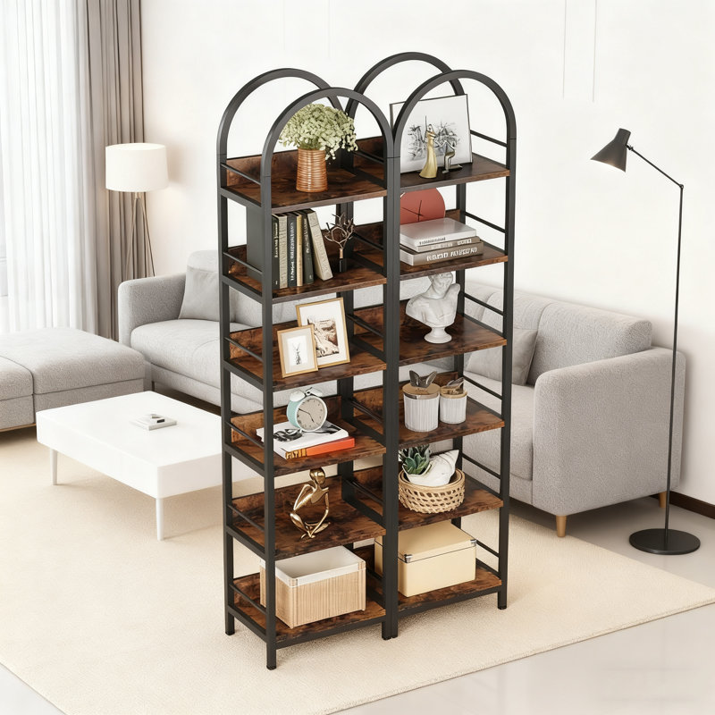 Ensemble de bibliothèque d'angle 2 pièces Elegant