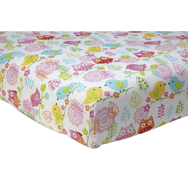Ensemble de literie pour lit de bébé 4 pièces oiseau Shivansh