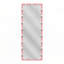 Miroir Hollywood avec lumières - cadre rose