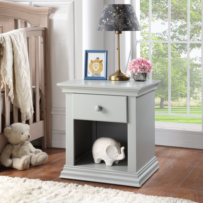 Table de chevet universelle grise