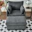 Chaise longue surdimensionnée en velours côtelé Comfy-1504214277