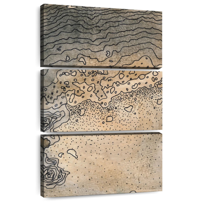 Avery Topography, 38" H x 24" W