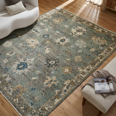 Tapis en laine noué à la main Hari
