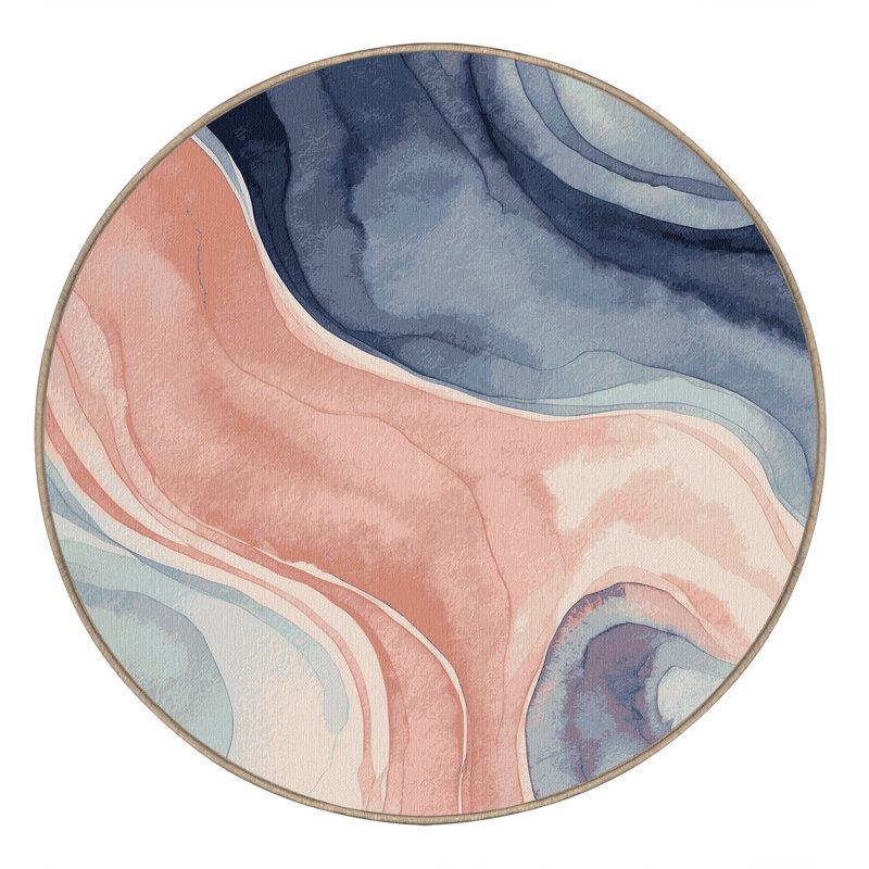 Celestial Ripple Rug, Round 6'