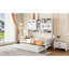 Lit de jour simple en bois avec lit gigogne simple, armoire et tablette tout-en-un, blanc-2098355939-2098355938