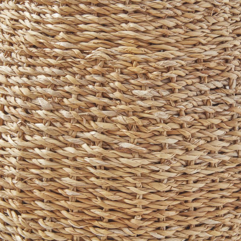 Charton Seagrass Woven Pouf