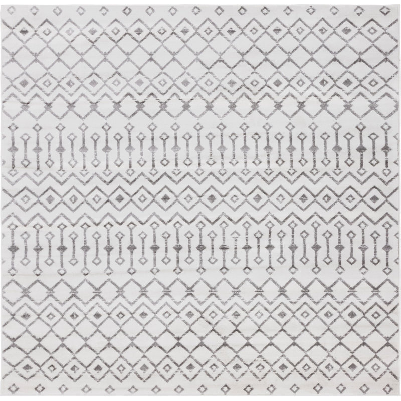 Aemtenan Abstract Indoor Rug, Square 6'