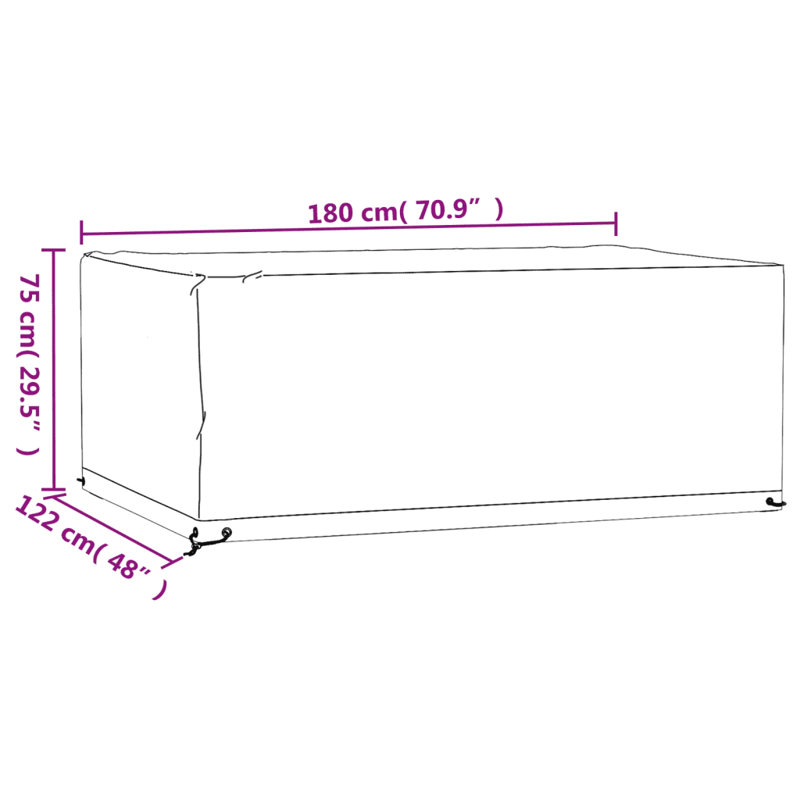 Vidaxl Outdoor Patio Table Cover