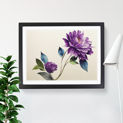 XH1022-7607X Sacred Flowers - Single Picture Frame Painting