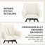 46.5cm H Polyester Upholstered Side Chair-1383548984