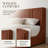 Modern Curved Wingback Velvet Upholstered Platform Bed with Gas Lift Storage, King, Ocher-646257337-646257340