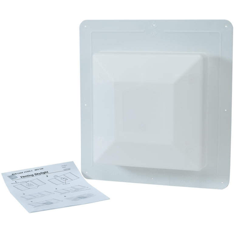 Venting Skylight for Shed Buildings, 12 in. W x 12 in