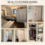 Armoire penderie 3 portes avec tringle et tablettes de rangement pour l'organisation de la chambre à coucher-101715243