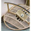 Chaise berçante moderne rembourrée