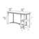Lalitha Large Desk with Shelves