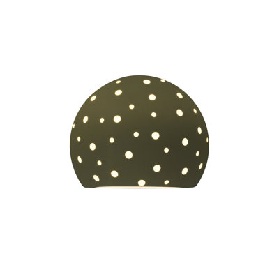 Applique murale Perforated Globe ADA - vert mat