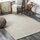 Lowe Handmade Wool Cream Rug