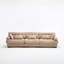 Canapé modulaire modulaire, canapé Cloud, sièges profonds modernes pour le salon, canapé 3 places confortable en flanelle avancée pour la chambre à coucher, canapé modulaire surdimensionné avec 5 coussins décoratifs-892447560
