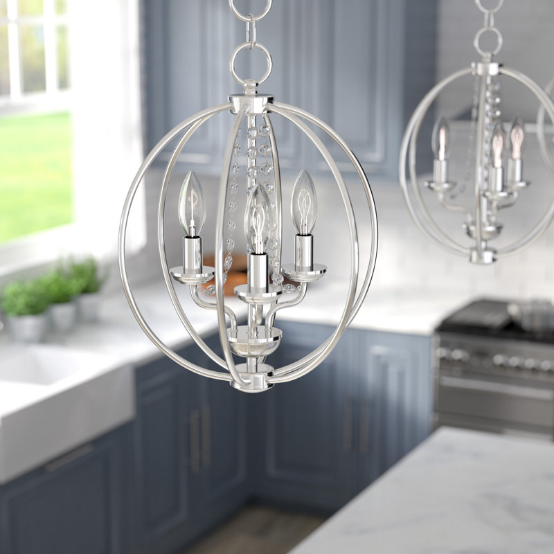 Moores 3 - Light Pendant, Polished Chrome