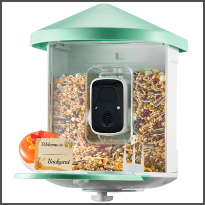 Smart Bird Feeder with Camera 2K HD AI Identify Bird Species Auto Capture