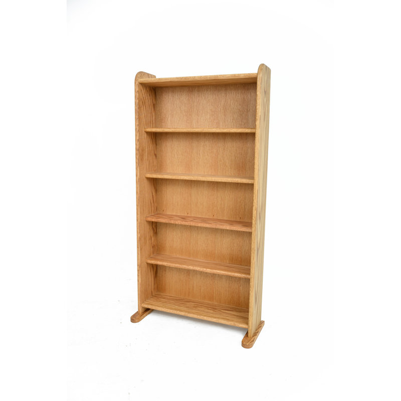 Shelf-Style Wooden DVD/VHS Rack - 07 Series, Unfinished, 47.75" H x 24.25" W x 7.25" D
