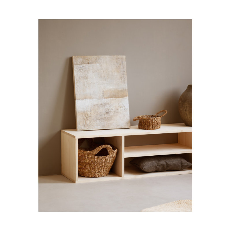 Media Unit Media Console, Beige