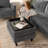 Storage Ottoman With Tray