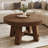 Solid Wood Round Coffee Table-12981586