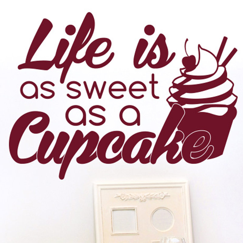 Wall Decal, Burgundy, Large