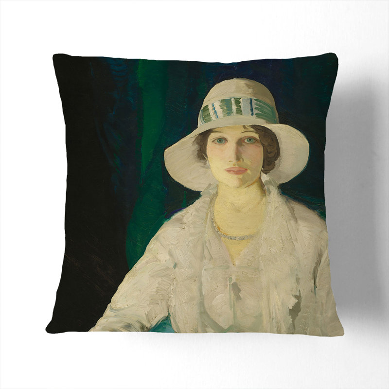 Mrs. Randall Davey Square Throw Cushion, Stone, 55cm H x 55cm W x 20cm D