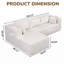 Canapé modulaire en L de 105 po Boneless-1452169475-1452169474