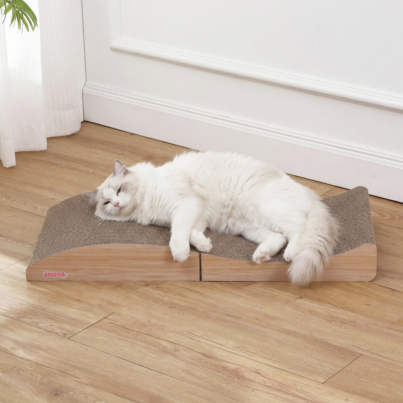 Grattoir pour chat Elmin, Finition de bois de chêne
