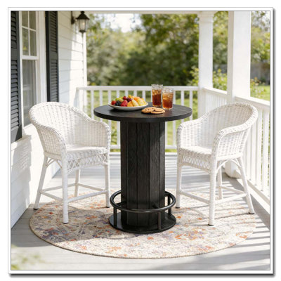 Table de bar, table basse ronde