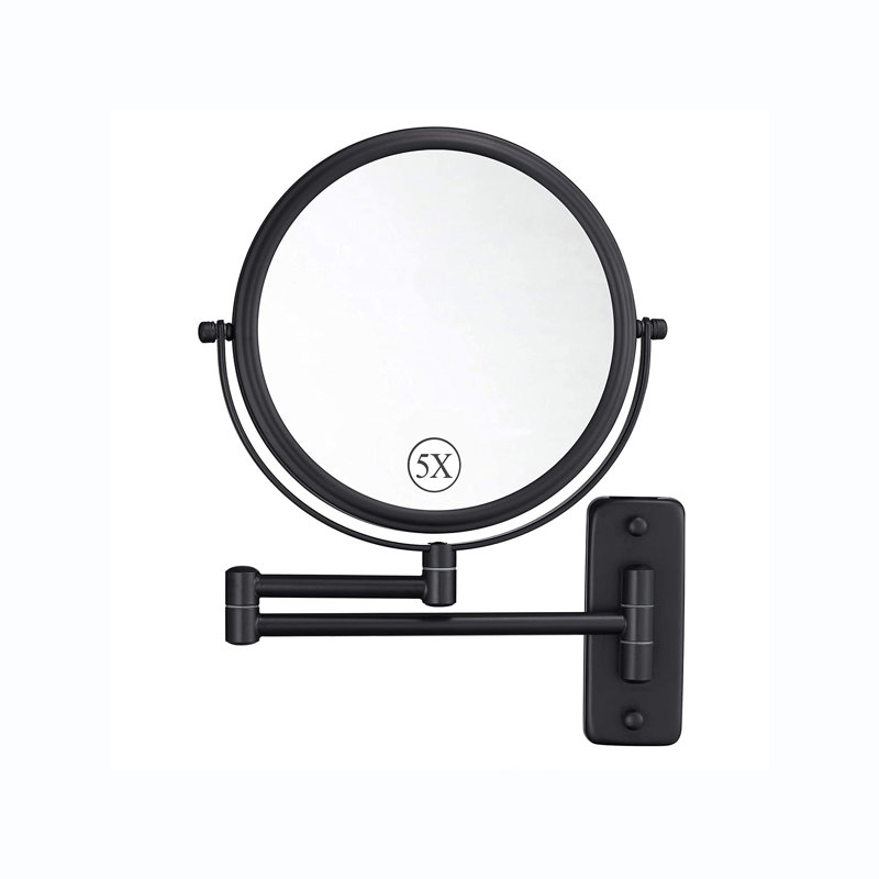 Brass Frame Round Mirror