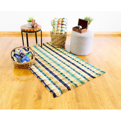 Cotton Striped Indoor Rug