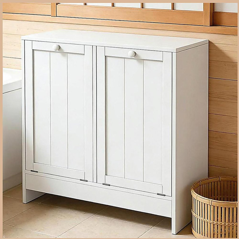 Armoire à linge dissimulée, armoire de rangement inclinable