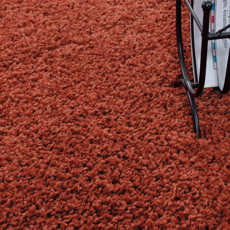 High-Quality Tile Red Carpet, 5.2 x 7.5 Feet | 100% Polypropylene, 1.9 lbs/sq ft | 1.2 in Pile Height, Antibacterial, Jute Underside | Durable & Easy to Clean, Ideal for Living Room, Bedroom & Office