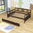 Daybed Wood Bed with Trundle-626838710-626838709