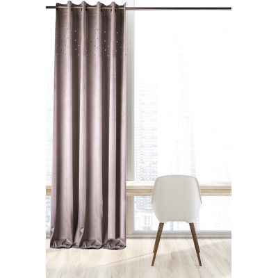 Reinaldo Room Darkening Curtain Single Panel