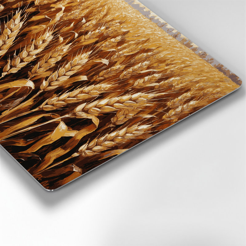 "Farm Wheat Sheaves", art mural en métal brun, H 16 po x l 20 po