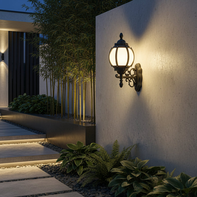 Vintage Outdoor Post Light - Outdoor Wall Sconce