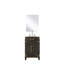 Meuble-lavabo simple en chêne brun avec comptoir en acrylique fabriqué à la main-754522139