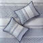 Ensemble d'édredon 7 pièces jacquard bleu marine-117539203