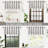 Akhill Striped Linen Tailored 52" Window Valance-1155729446-1155729444