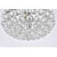 Plafonnier encastré en cristal 5 lumières à intensité variable Kieron -1801444436-1801444437