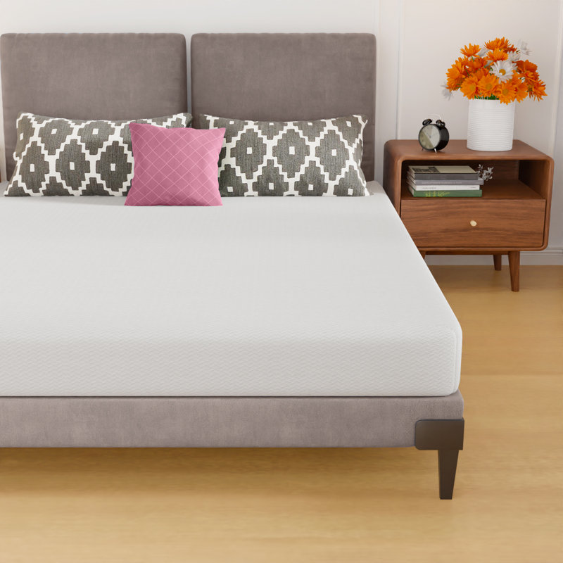 Matelas en mousse viscoélastique moyenne Alwyn Home Meridianville, Grand lit, 6"
