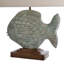 Lampe de table bleu océan / brun 27 po Alvardo